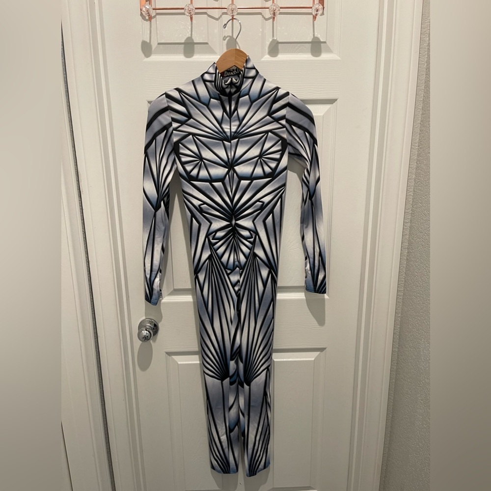 Badinka Crystal Damage Full Bodysuit size M